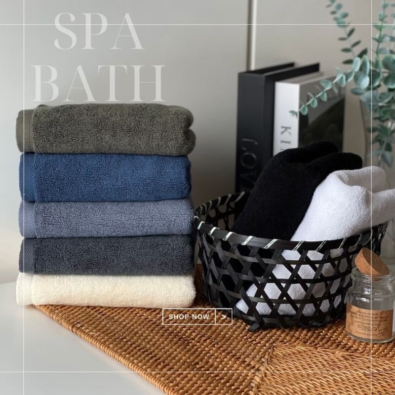 ผ้าเช็ดตัวโรงแรม ขนาดนุ่งอาบน้ำ cotton100%