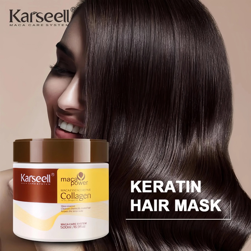 Karseell มาส์กบำรุงผมคาร์เซล มาก้า พาวเวอร์ เอสเซนส์ รีแพร์ ลดผมชี้ฟู แตกปลาย ของแท้100%