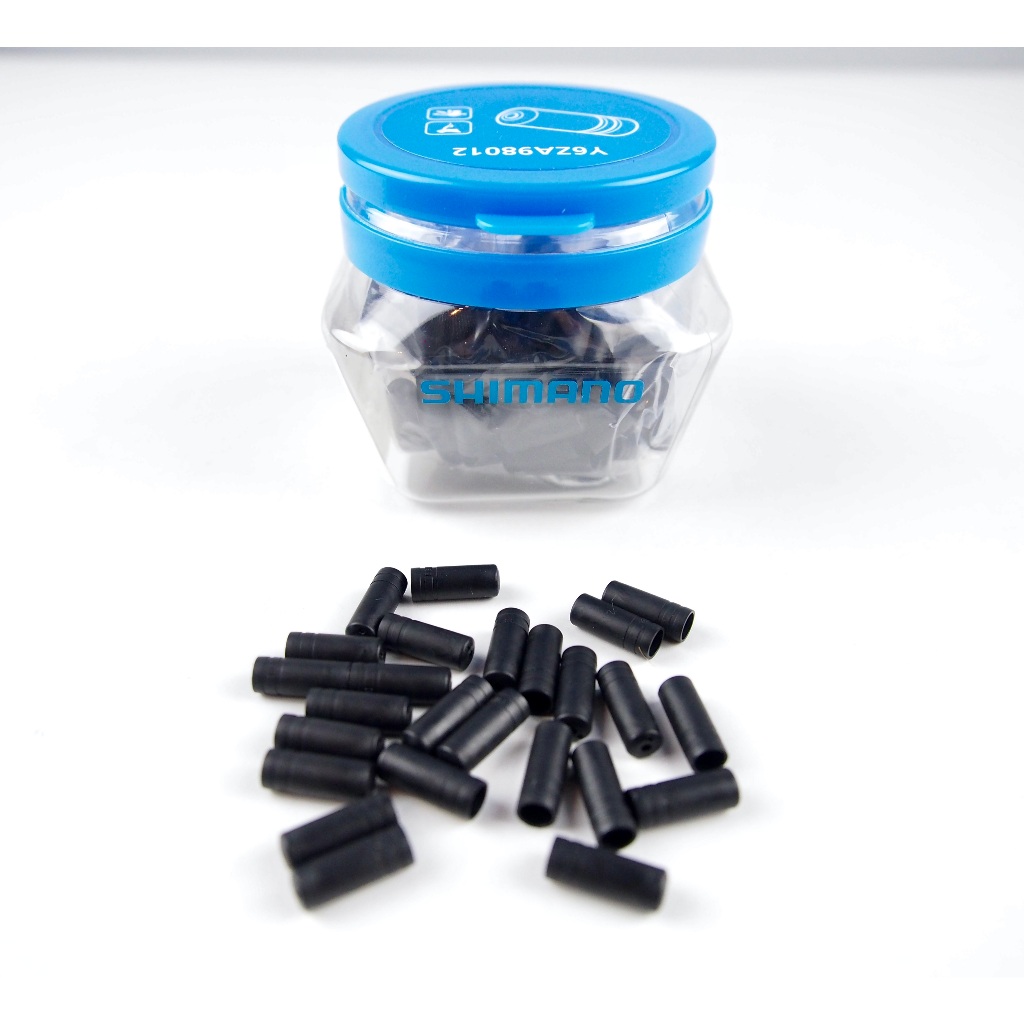 หัวปิดปลอกสายนอกเกียร์ SHIMANO SP40/41 สีดำ/1ชุด จำนวน 5 ชิ้น (สินค้าถูกลิขสิทธิ์นำเข้าถูกต้อง)