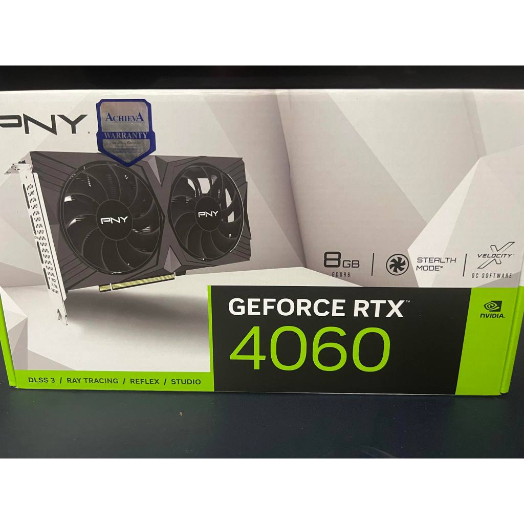 VGA (การ์ดจอ) PNY RTX 4060 VERTO DUAL FAN 8GB (ของใหม่)