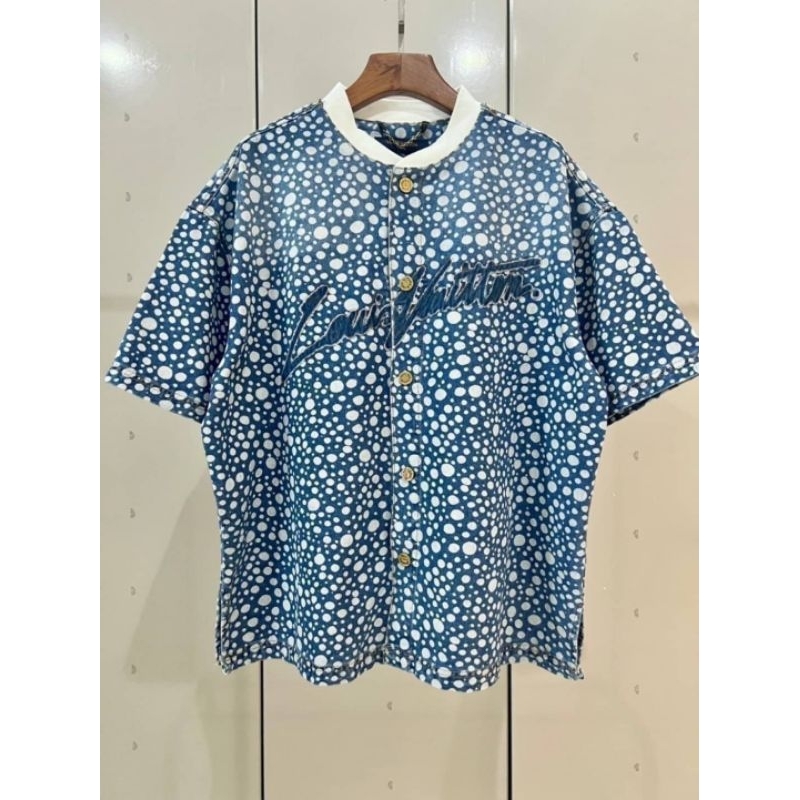 เสื้อเชิ้ต Louis Vuitton Short-Sleeved Denim Shirt Size M - XL