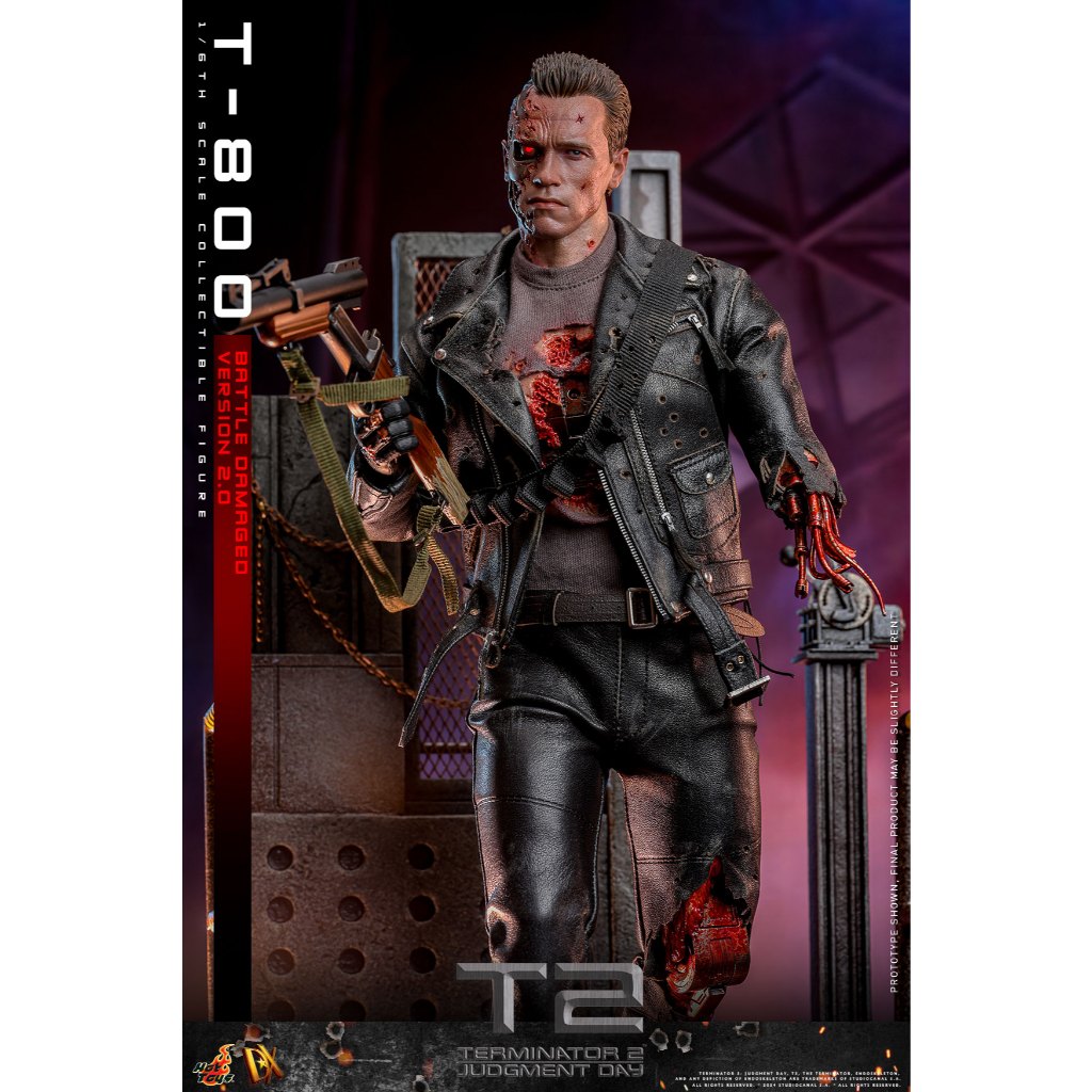 HOT TOYS DX 46 Terminator 2: Judgment Day T-800 (Battle Damaged Version 2.0)