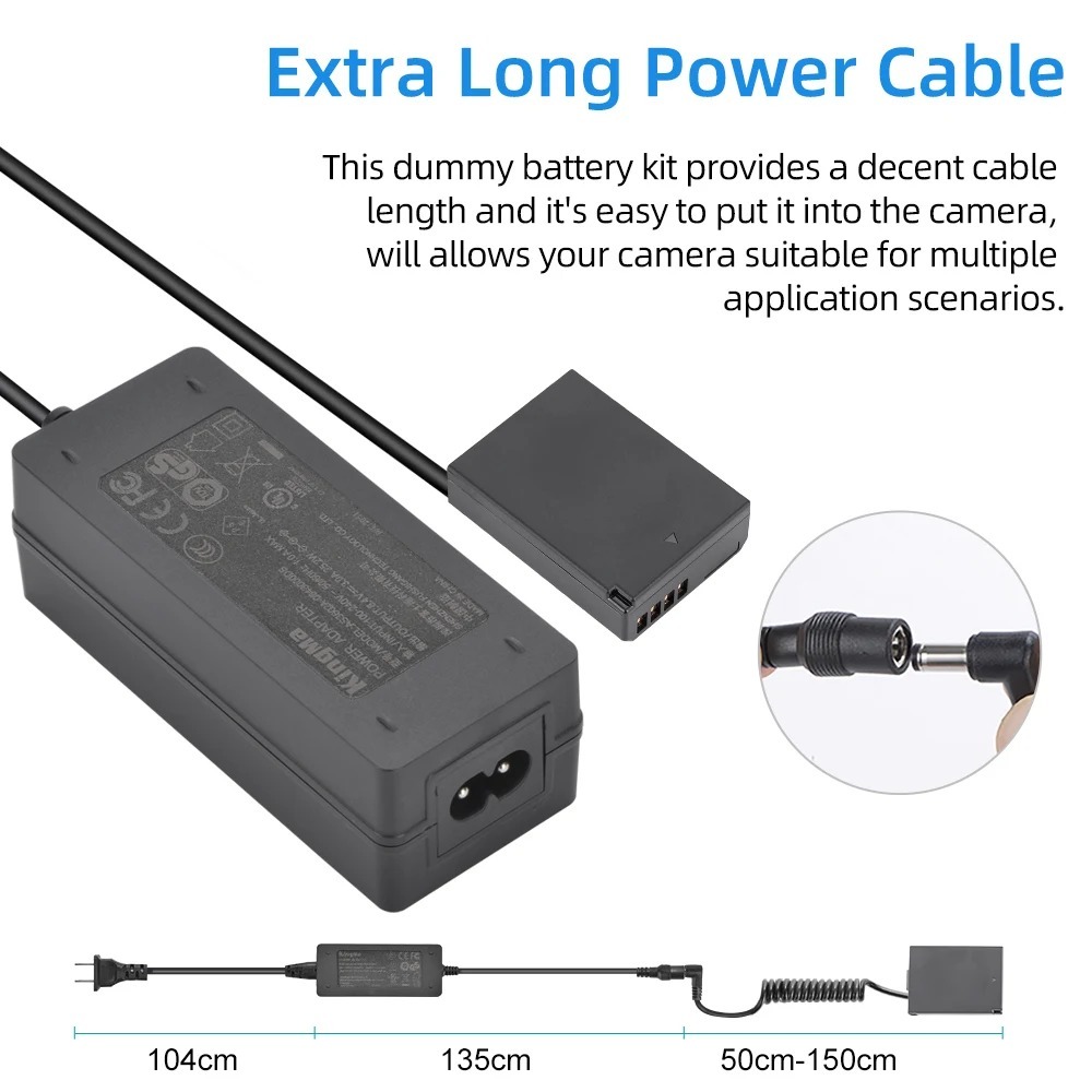 KingMa Dummy Canon LP-E10 แบตไลฟ์สด DC Coupler LPE10 for 1200D 1300D 1500D 3000D 4000D (ประกัน1ปี)