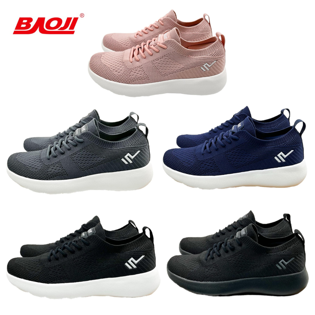 Baoji รองเท้าผ้าใบ ผ้าใบไม่ต้องผูกเชือกรุ่น BJM877 BJW1079 size 37-41