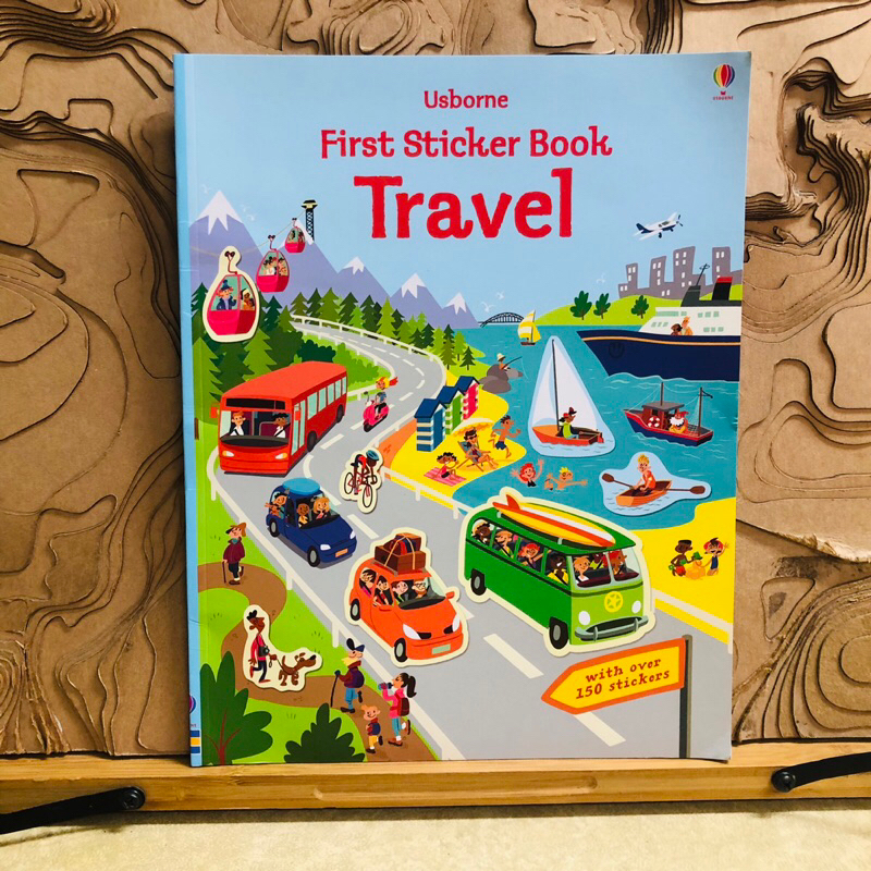 ณ914 Usborne  First Sticker Book Trave 1