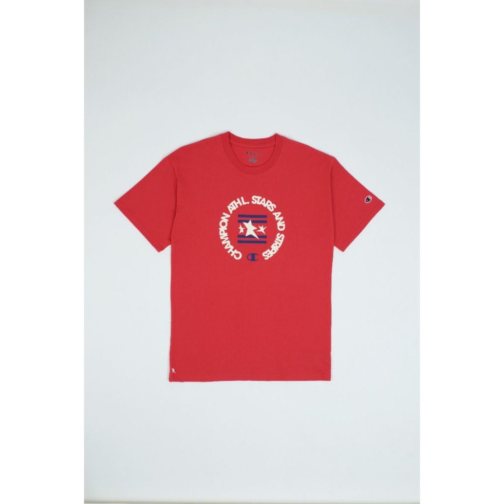 CHAMPION TEE-เสื้อยืดทีเชิ๊ตสำหรับผู้ชาย#GT23H 586Q4B-ADXJ