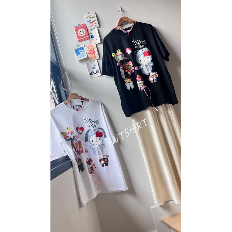 เสื้อยืดลายฮัลโหลคิตตี้