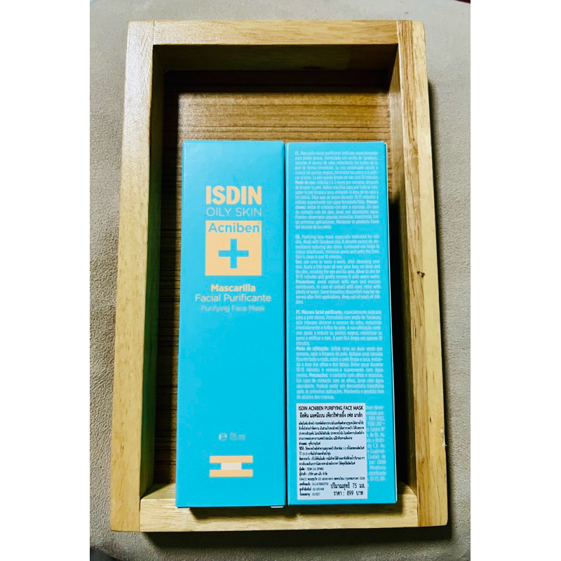 ฉลากไทย (exp.10/2026) ISDIN ACNIBEN FACE MASK 75ML.