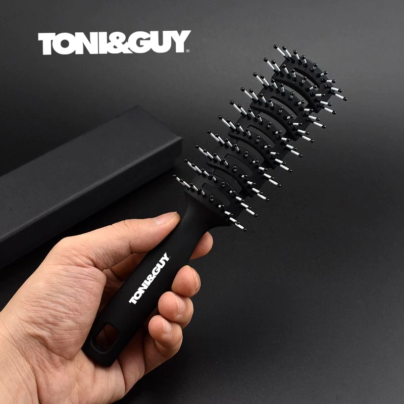 TONI&GUY หวีจัดแต่งทรงผมผู้ชาย หวีทนความร้อน หวีลดไฟฟ้าสถิตย์ แปรงและหวี T138