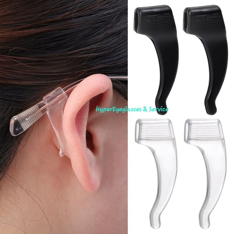 [EarHook] ซิลิโคนเกี่ยวหูกันลื่น ขนาดใหญ่ มี 2 สีให้เลือก สีใส-สีดำ