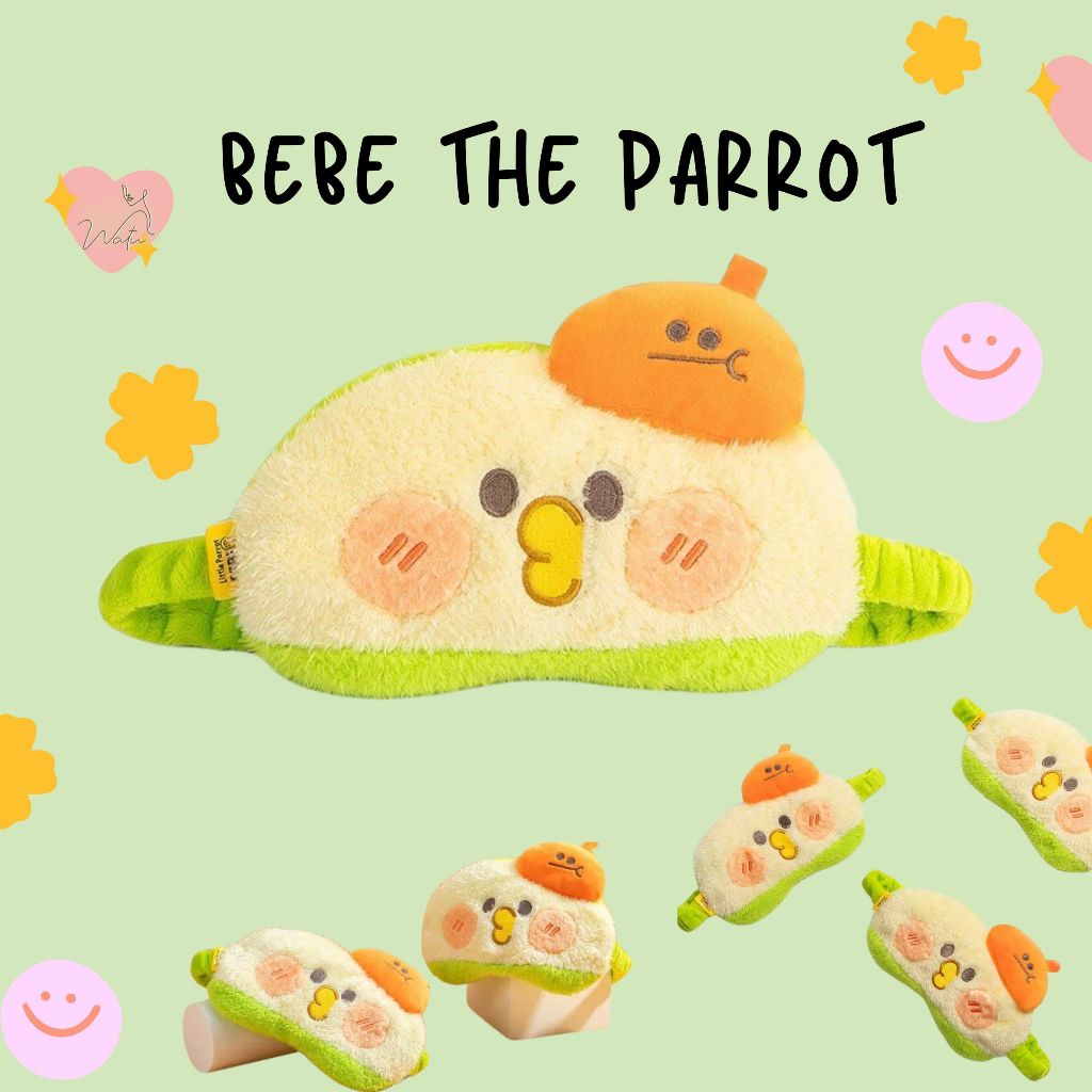 พร้อมส่ง - ผ้าปิดตา Little Parrot Bebe (Plush Eyepatch)