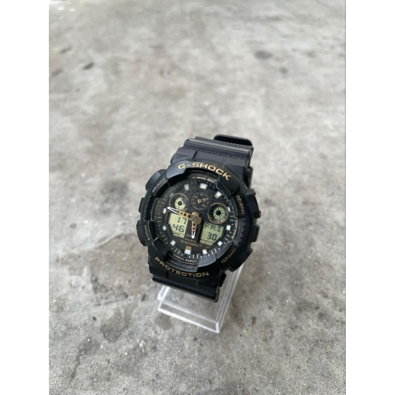 g shock GA-100GBX-1A9 จีช็อคมือสอง ของแท้ g shockมือสอง
