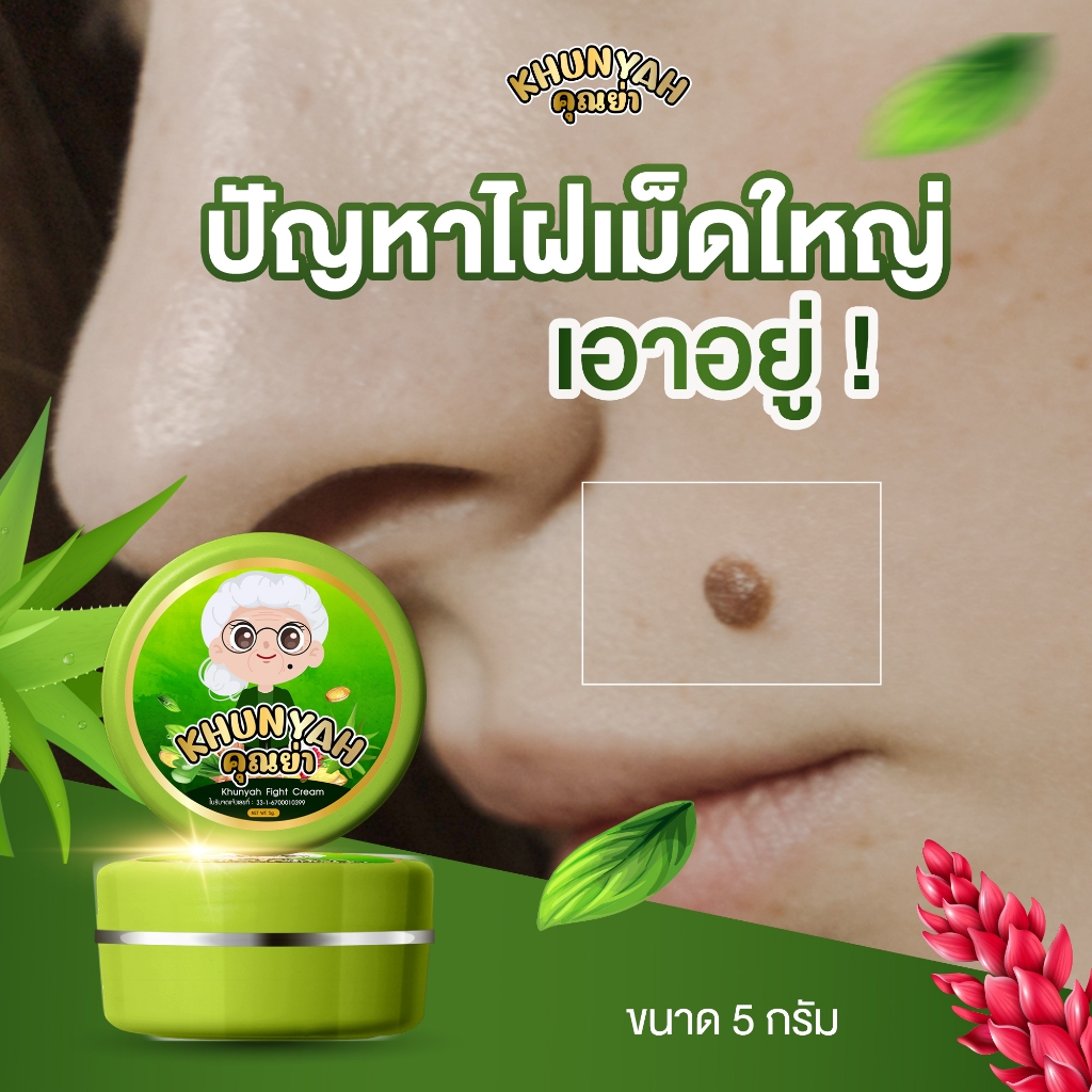 [ของแท้] ครีมไฝคุณย่า ขี้แมลงวัน ติ่งเนื้อ หูด ตาปลา แก้ปัญหา กระ สิวหิน ครีมแต้มไฝคุณย่า ไฝ หูด จี้ไฝ แต้มไฝ - รูปที่ 7