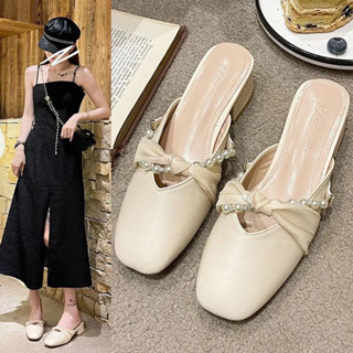 💕🌈รุ่นเกาหลีผู้หญิงรอบนิ้วเท้าใหม่ออกแบบมินิมอลฤดูร้อนแฟชั่น…