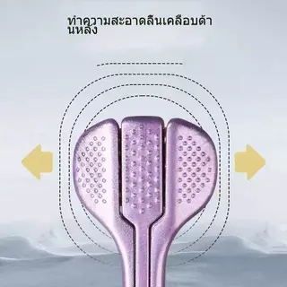 แปรงสีฟันสามด้าน 360 องศาผู้ใหญ่ครัวเรือนขนแปรงนุ่มสามหัว ฟันปลอม แปรงลิ้น สูง-จบ ฟัน