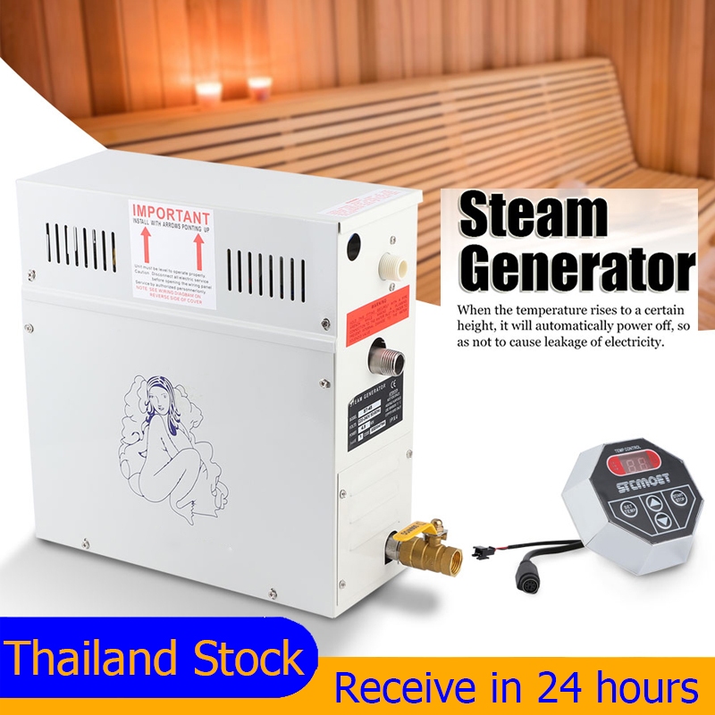 【Thailand Stock】4.5KW 220V Steam Generator ฝักบัวซาวน่าห้องอบไอน้ำ เครื่องทำความร้อน สำหรับ Home Sauna SPA