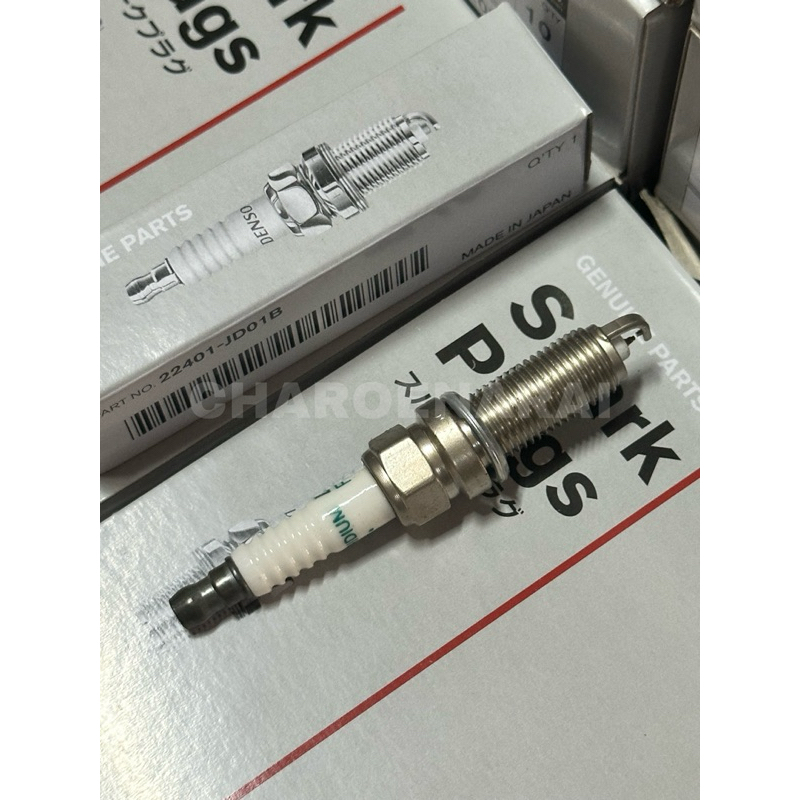 หัวเทียน NISSAN นิสสัน Denso Iridium FXE20HR11 March,Almera,Tiida,Note,Sylphy,Juke,Teana J32 2.0,2.5 part no.22401-JD01B - รูปที่ 4