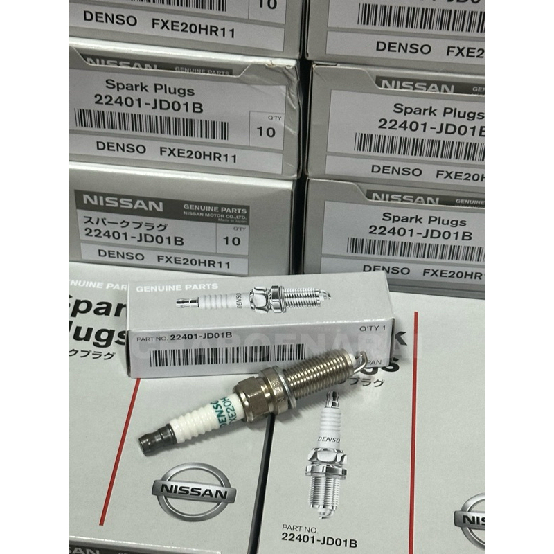 หัวเทียน NISSAN นิสสัน Denso Iridium FXE20HR11 March,Almera,Tiida,Note,Sylphy,Juke,Teana J32 2.0,2.5 part no.22401-JD01B - รูปที่ 3