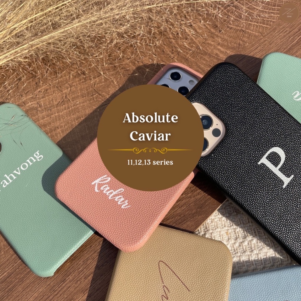 [clearance 290.-] Absolute Caviar Phone Case เคสหนังลายคาเวียร์ เคสโทรศัพท์ by zene__studio