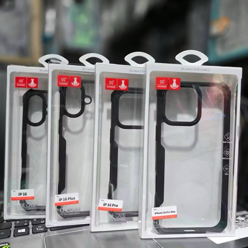 XUNDD เคส สำหรับ iPhone 16 Pro Max/16/16 Pro/16 Plus เคสกันกระแทก กันกล้อง ขอบยาง TPU หลังใส [ พร้อมส่งไทย ]