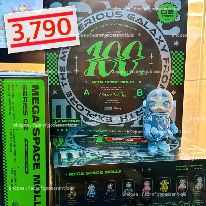 ⚡️พร้อมส่ง 🇹🇭 เก็บโค้ดลดเหลือ 3790 ⚡️ยังไม่แกะกล่อง ไม่เช็คการ์ด ⭐️ POP MART MEGA SPACE MOLLY 100% V