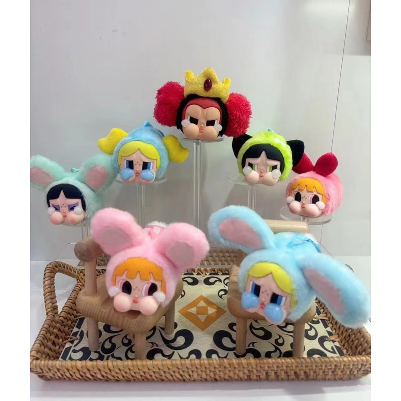 พร้อมส่งจากไทย Popmart Crybaby x Powerpuff girl จี้ พวงกุญแจ