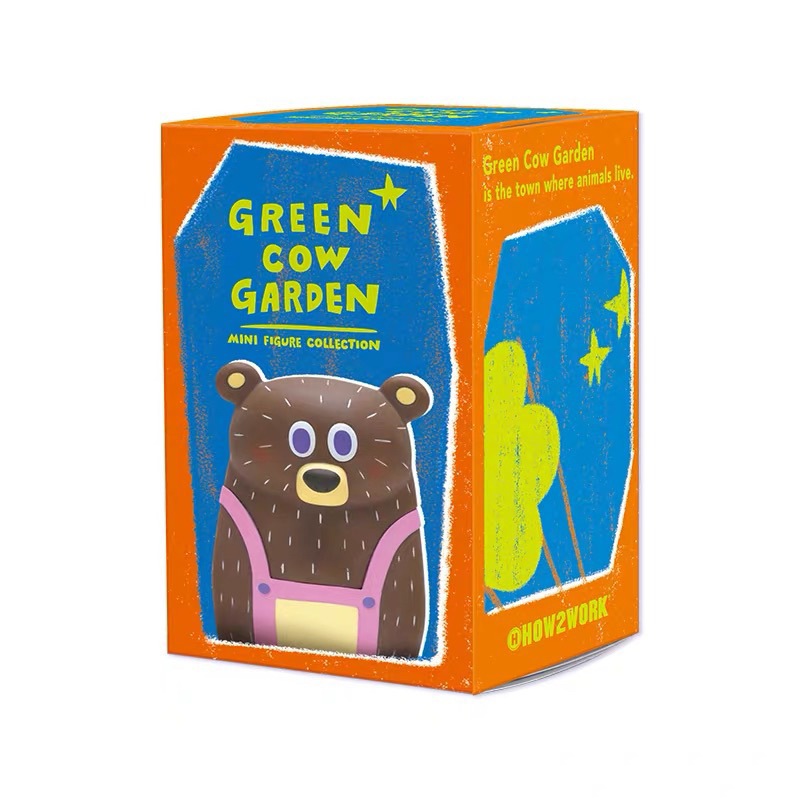 [สุ่ม] กล่องสุ่ม POP MART Green Cow Garden Mini Figure Collection blind box ไม่แกะกล่อง ของแท้