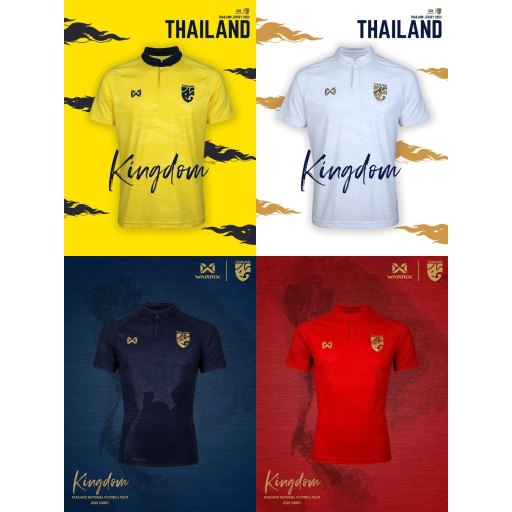 Warrix เสื้อแข่งฟุตบอลทีมชาติไทย2020 เสื้อ REPLICA WA-20FT52M  ของแท้ 100%