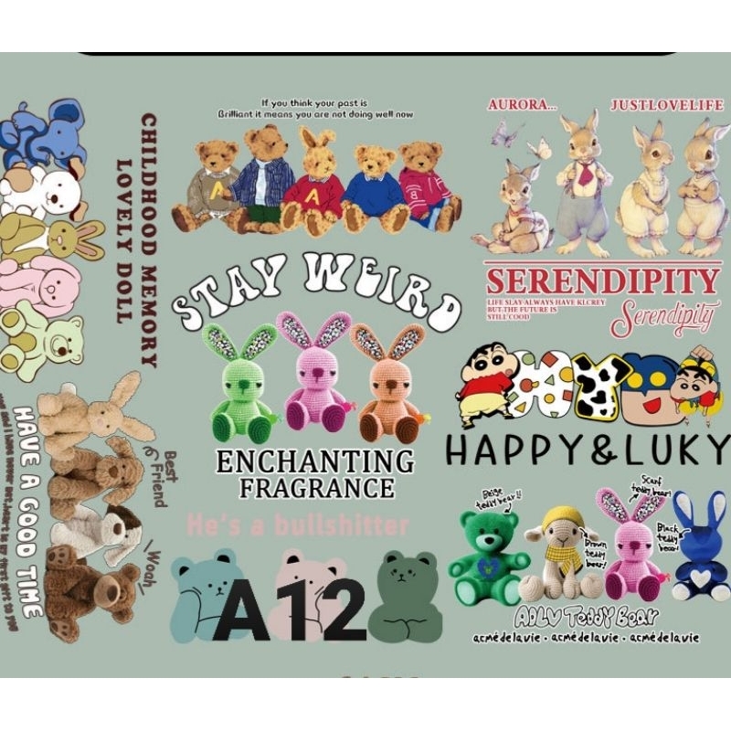 19*สติกเกอร์การ์ตูน ตัวใหญ่ โลโก้รีดติดเสื้อ ตัวรีดติดเสื้อ สติกเกอร์ติดเสื้อ ติดกระเป๋า ติดผ้าได้หลายชนิด
