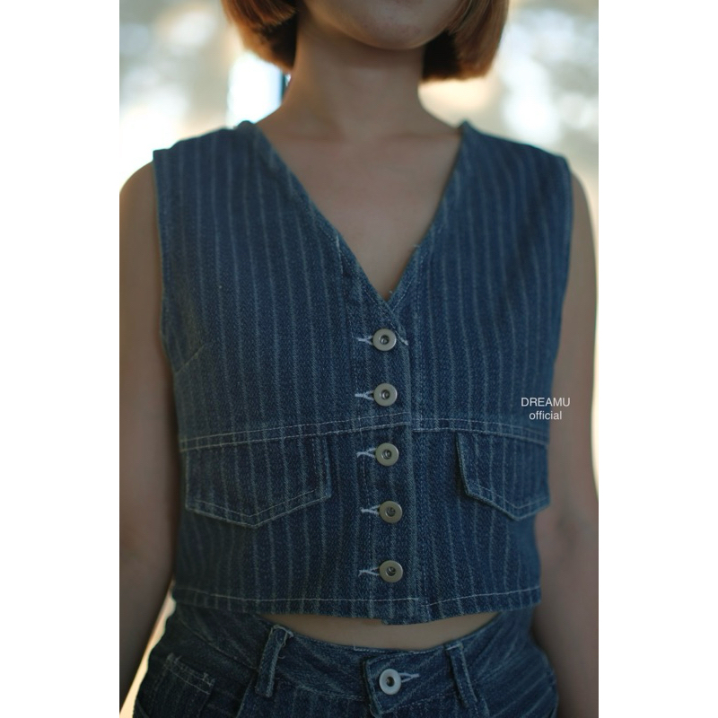 Vest jeans (เสื้อกั๊กยีนส์)