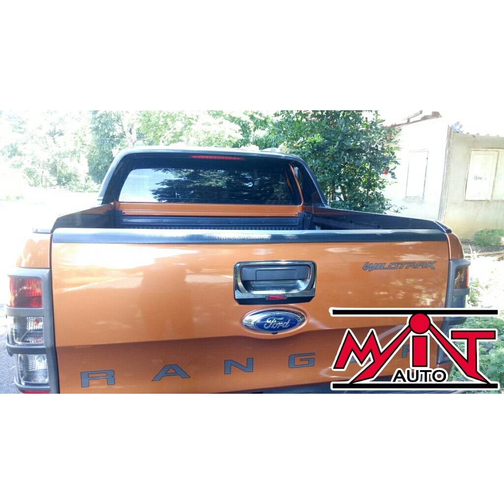 กันรอยท้ายกระบะ V.2 Ford Ranger 2012-2021 ผิวส้ม