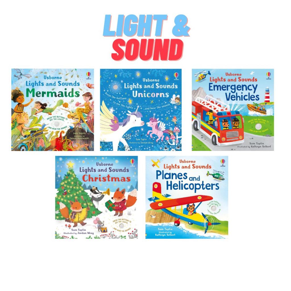 หนังสือมีแสงและเสียง Usborne Light and Sound Series