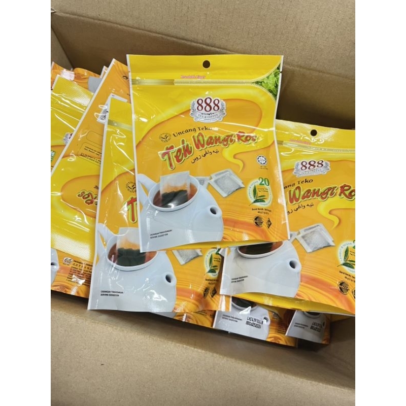 ผงชา888 ชานำเข้าจากมาเลย์ 1ลัง บรรจุ 48ถุง 1ถุงมี20ซอง