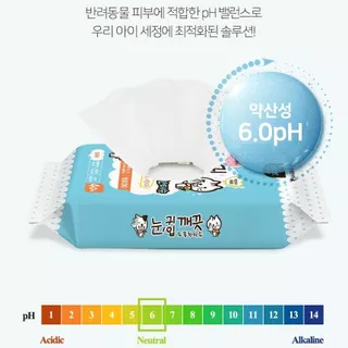 Pets facial clean wipes (40sheetsหมดอายุ11/12/26) (80sheetsหมดอายุ24/10/26)