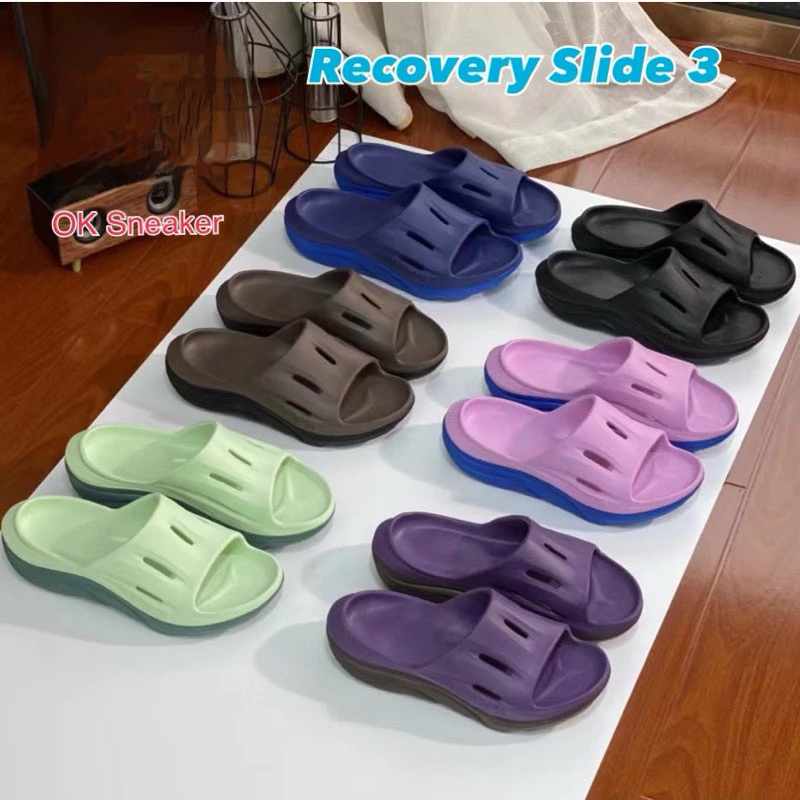 รองเท้ายาง Hoka oneone Ora Recovery Slide 3 เบาๆ นิ่มมาก ของมีพร้อมส่งในไทย