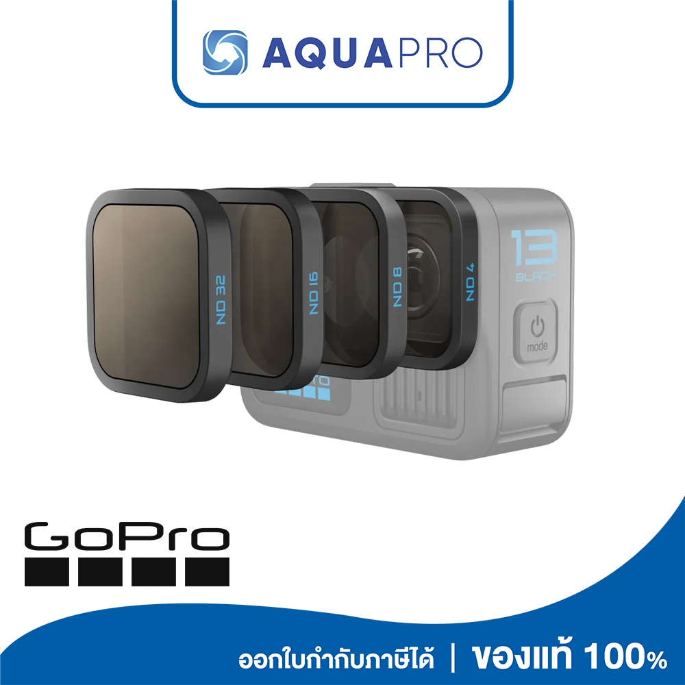 GoPro 13 Black ND Filter 4-Pack HB-Series | ND4 / ND8 / ND16 / ND32