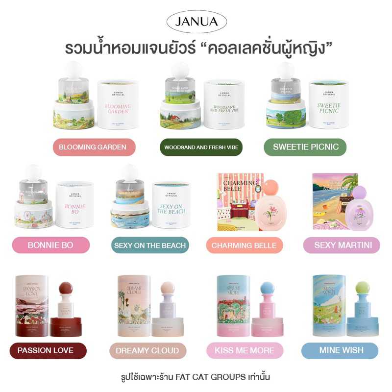 (พร้อมส่ง ของแท้จากบริษัท) น้ำหอมแจนยัวร์แพ็คเกจใหม่ ขนาด 30ml.