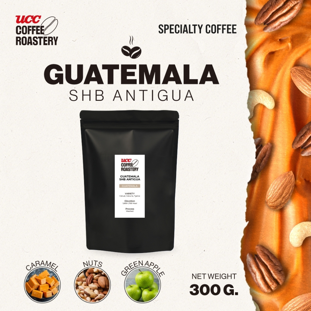 UCC Roastery- Signature Blend  (Coffee Bean) เมล็ดกาแฟคั่วอ่อนค่อนกลาง 300g.