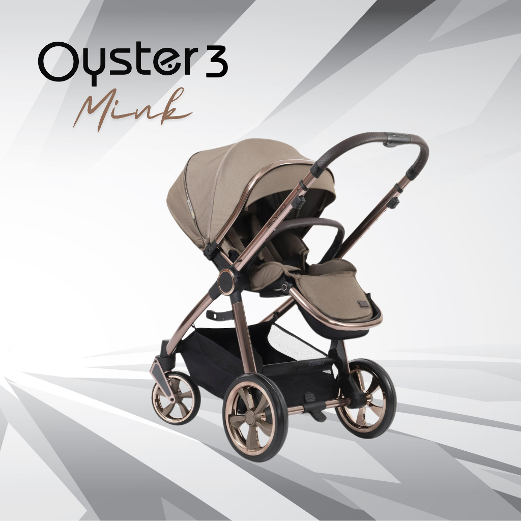 รถเข็นเด็ก Oyster3 plus *ได้รางวัลอันดับหนึ่ง สุดพรีเมี่ยม สวยหรู พับแบน  ยอดขายอันดับหนึ่งจากอังกฤษ