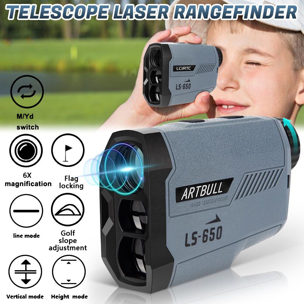 กล้องวัดระยะกอล์ฟ Golf 3 เลนส์ รุ่นใหม่ ARTBULL LS-650 Golf Laser Rangefinder 3 Lens LS 650 LS650 กั