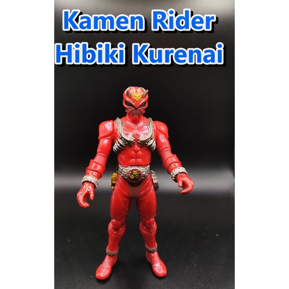 Kamen Rider Hibiki Kurenai Burning Crimson Soft Vinyl Figure 6 "  I.T.A.T Bandai 2004 / 2005