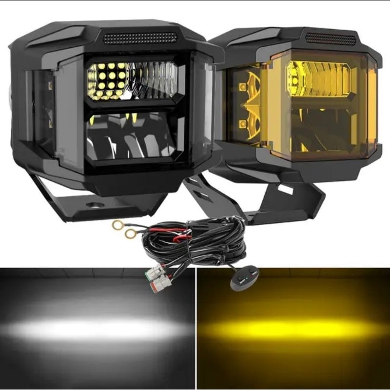 ไฟตัดหมอก LEDขนาด3" (2ชิ้น) ไฟ 12V,24,V กันน้ำIP68 สำหรับ รถยนต์ ,รถออฟโรด (สินค้าจากไทย พร้อมส่ง)