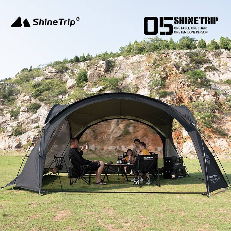 ShineTrip Dome Canopy Oxford 150D รุ่น a470 เต็นท์ทรงโดม ทาร์ปกันแดด พร้อมอุปกรณ์เสริม