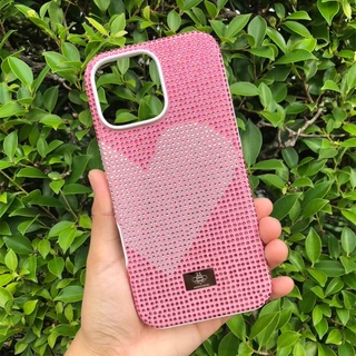 เคสใช้สำหรับไอโฟน 17/ 16 / 15 / 14 / โปร / โปรแมกซ์ Case MEEPHONE Lucian Glitter เคสเพชร หัวใจ (THพร้อมส่ง)