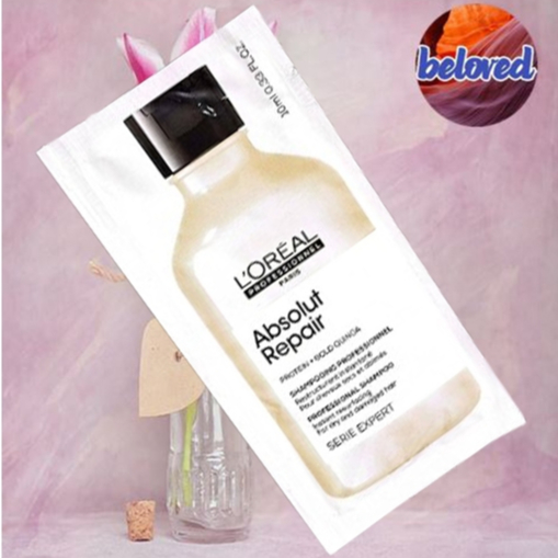 Loreal Absolut Repair Shampoo 10 ml อาหารผม สำหรับผมแห้งเสีย