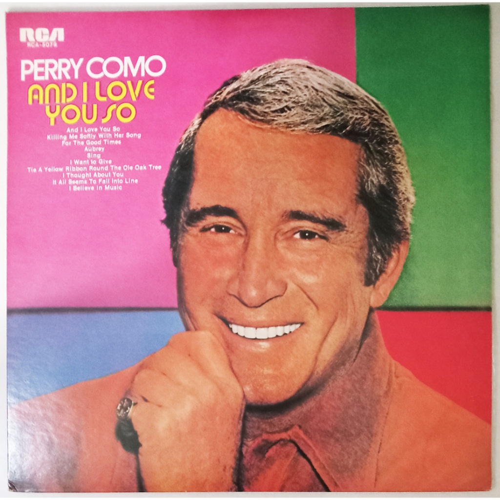 แผ่นเสียง 12 นิ้ว ของ Perry Como ชุด And I Love You So