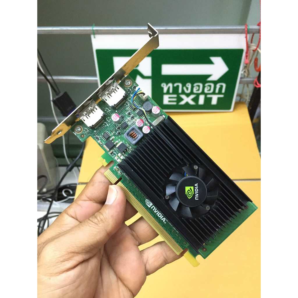 การ์ดจอ NVS 310 1G ddr3 มีแต่ช่องต่อ DP มือสอง มีผลเทส
