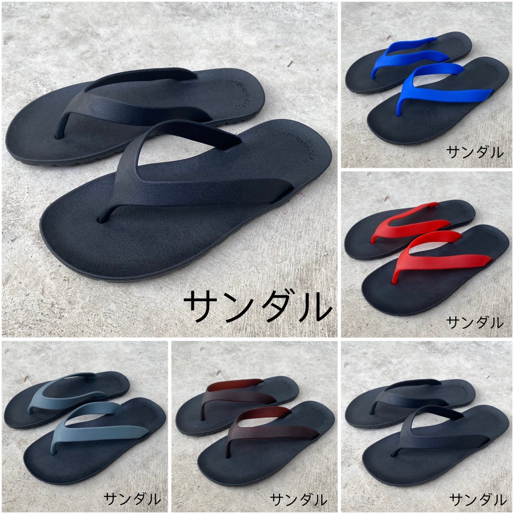รองเท้าแตะ Tomi หูหนีบ พื้นยางสีดำ หลากสี ไซส์ 36-44 พร้อมส่ง!!