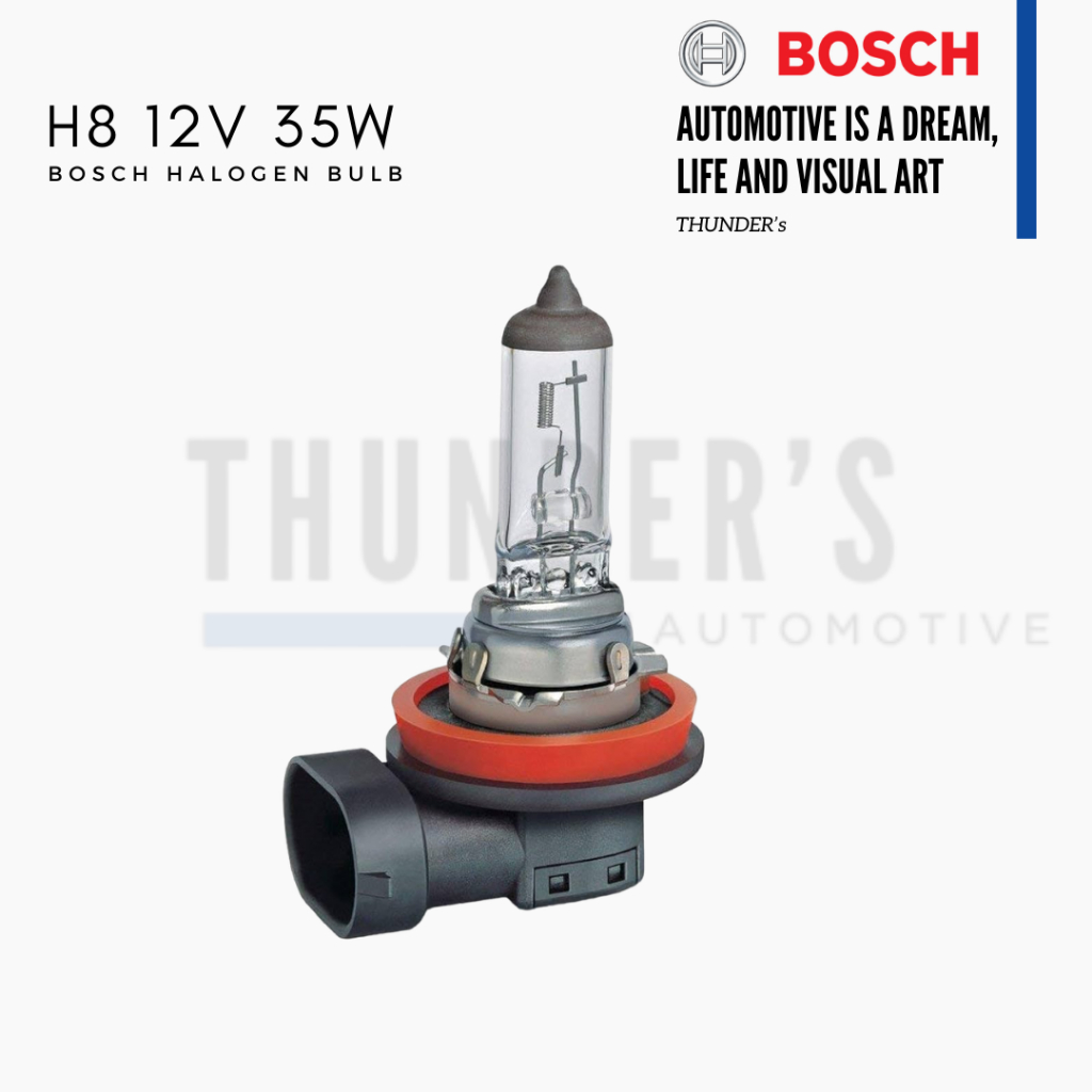 BOSCH หลอดไฟหน้า 12V H8 35W