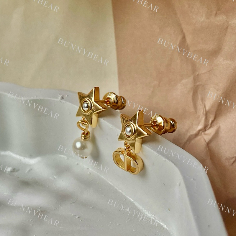 (D11)ต่างหู D|or รุ่น D STAR งานHIEND ปั้มชื่อด้านหลังพร้อมส่ง